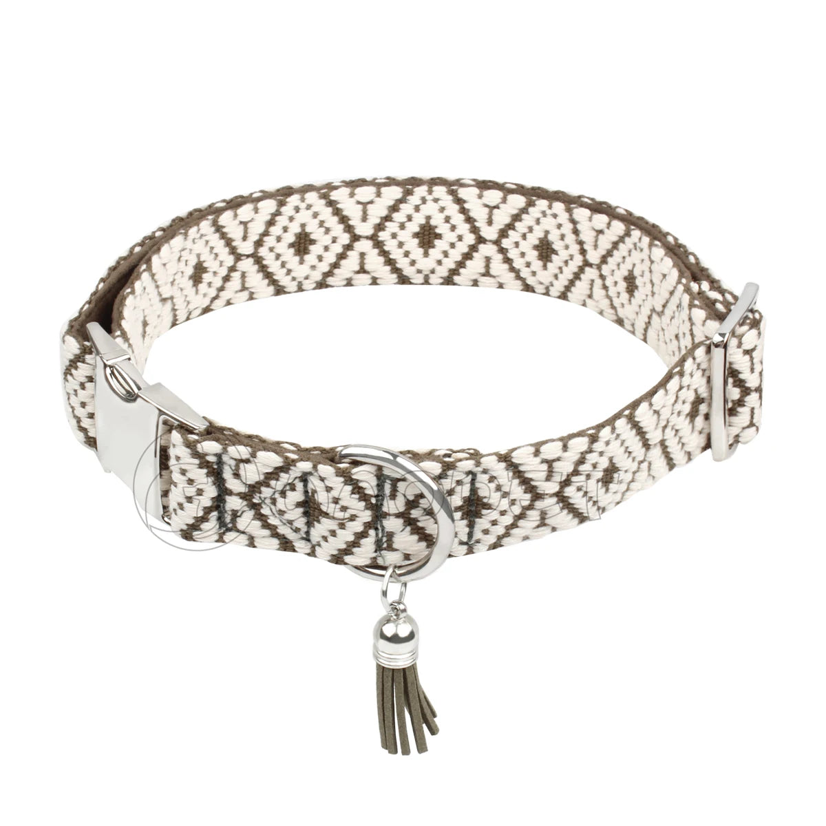 Boho Hundehalsband - Handgewebt & Verstellbar