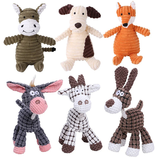 Hundespielzeug aus Kordstoff - verschiedene Designs