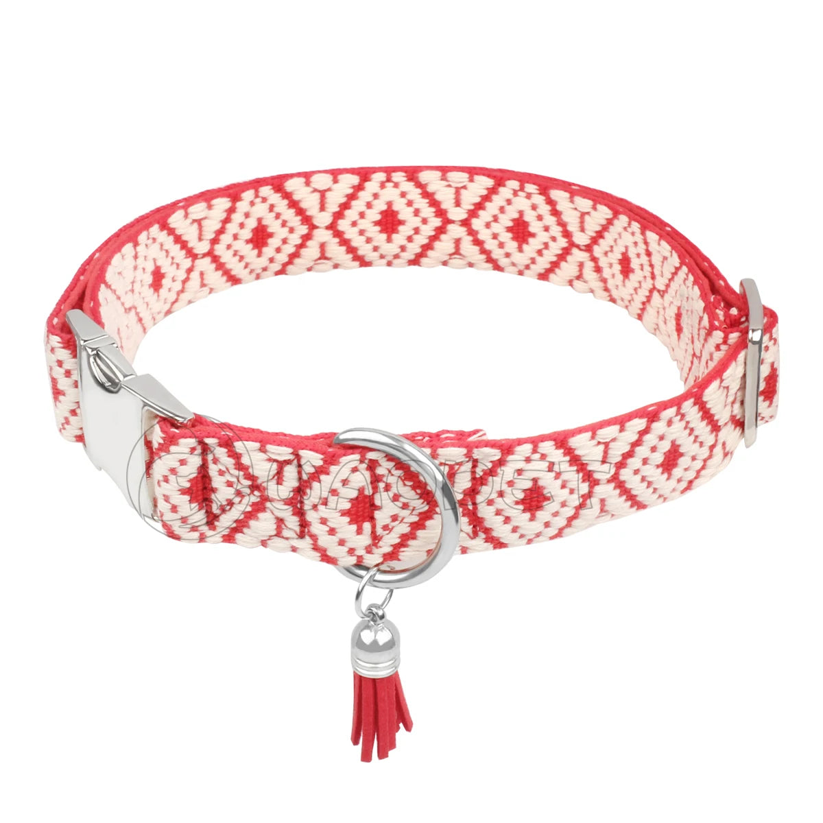 Boho Hundehalsband - Handgewebt & Verstellbar