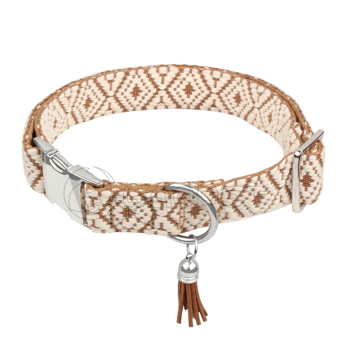 Boho Hundehalsband - Handgewebt & Verstellbar