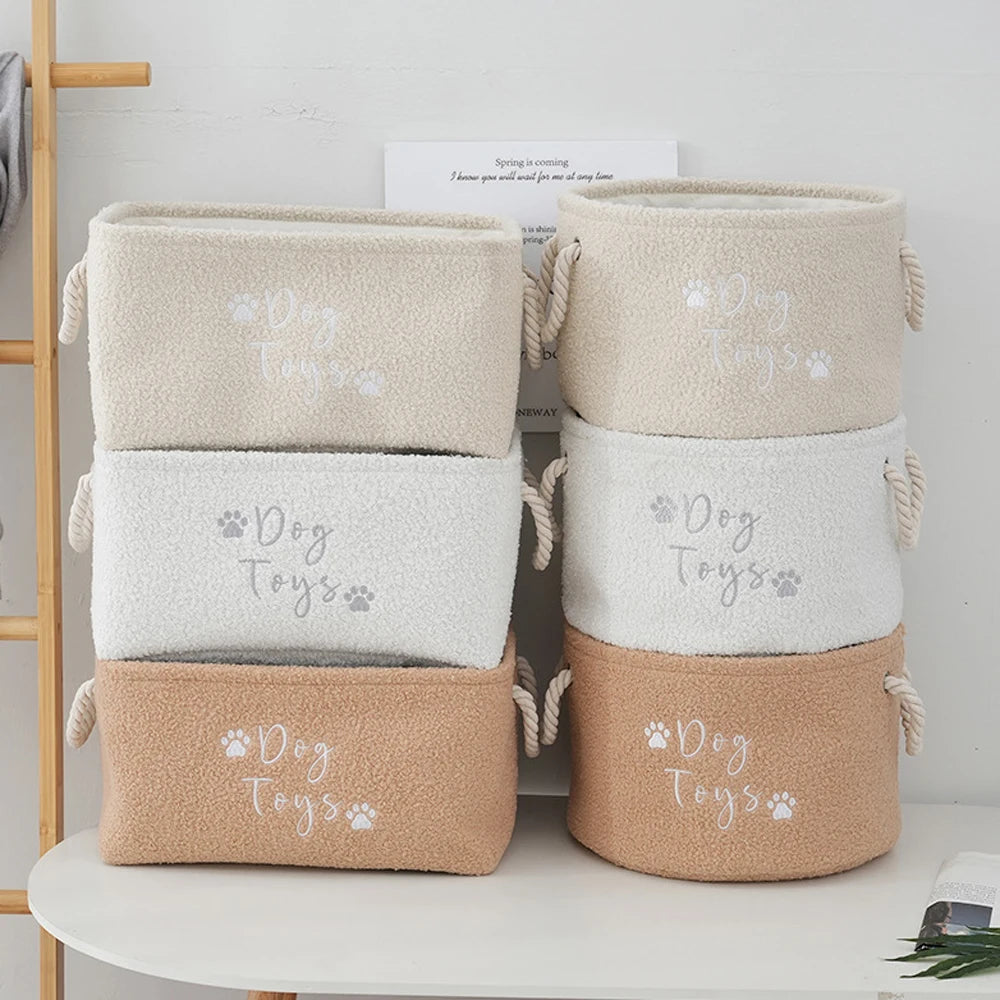 Faltbarer Spielzeugkorb für Hunde
