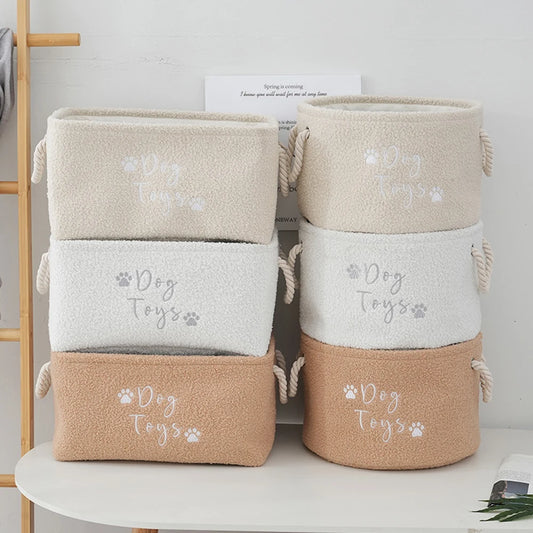 Faltbarer Spielzeugkorb für Hunde