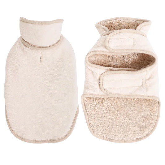 Wärmende Wendejacke mit Stehkragen für kleine & große Hunde