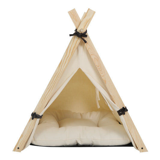 Gemütliches Tipi Zelt für kleine Hunde